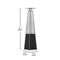 Merrick Lane Stainless Steel Pyramid Shape Portable Outdoor Patio Heater - 7.5 Feet Tall